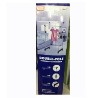 Double pole cloth hanger